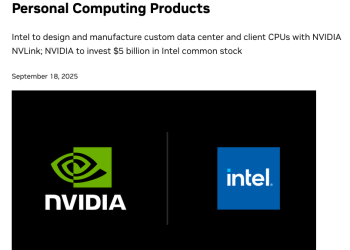 NVIDIA and the US Gov Just Bought 15% of Intel is this a good or bad thing?