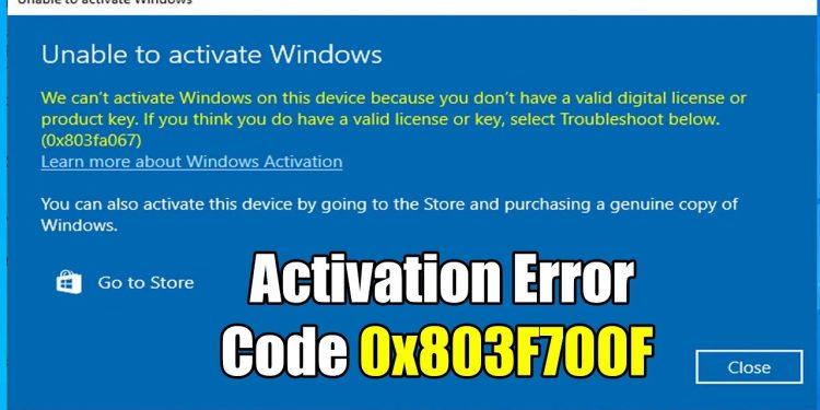 How to Fix Windows Activation Error 0x803F7001 (The Definitive Guide)