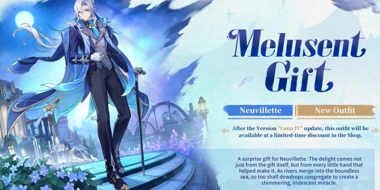 Neuvillette’s Stunning New Outfit “Melusine’s Gift” in Genshin Impact Version Luna IV: Release Date, Price, Showcase & Hype!